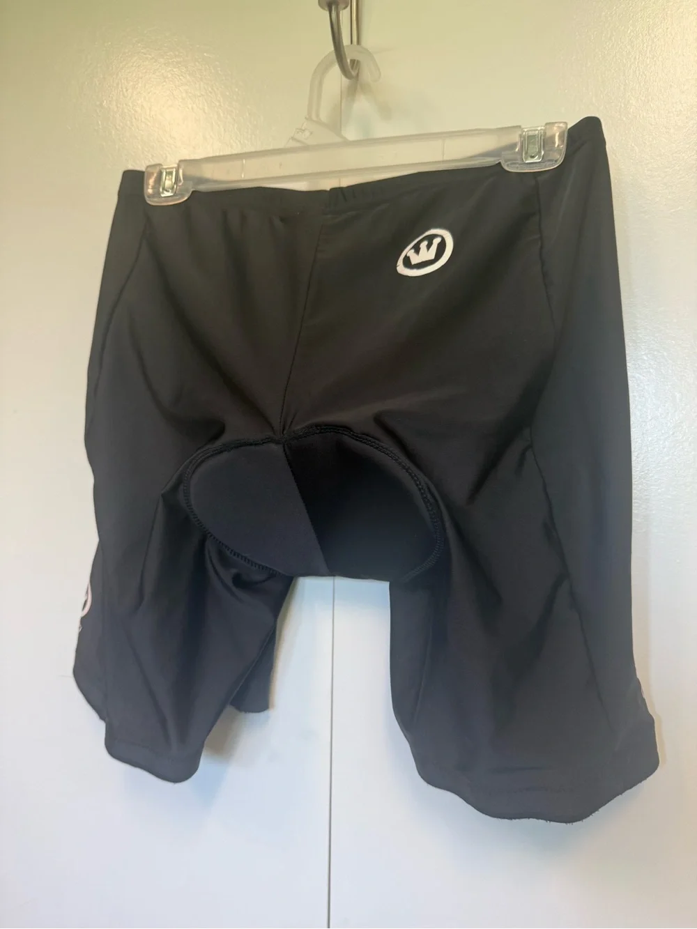 Canari Black cycling shorts with padding. Worn once for photo shoot